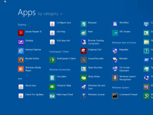 Windows 8.1 App View